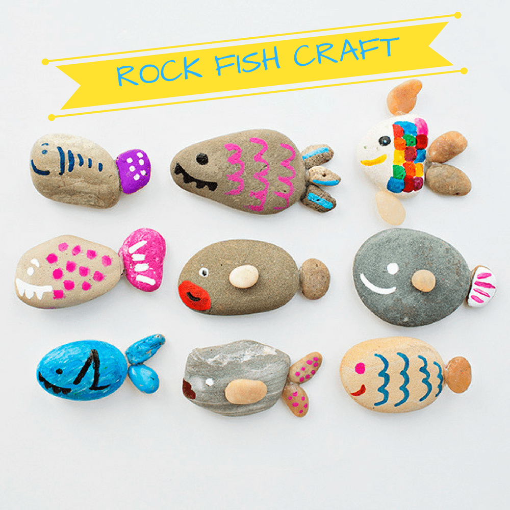 Cute Rock Fish Craft